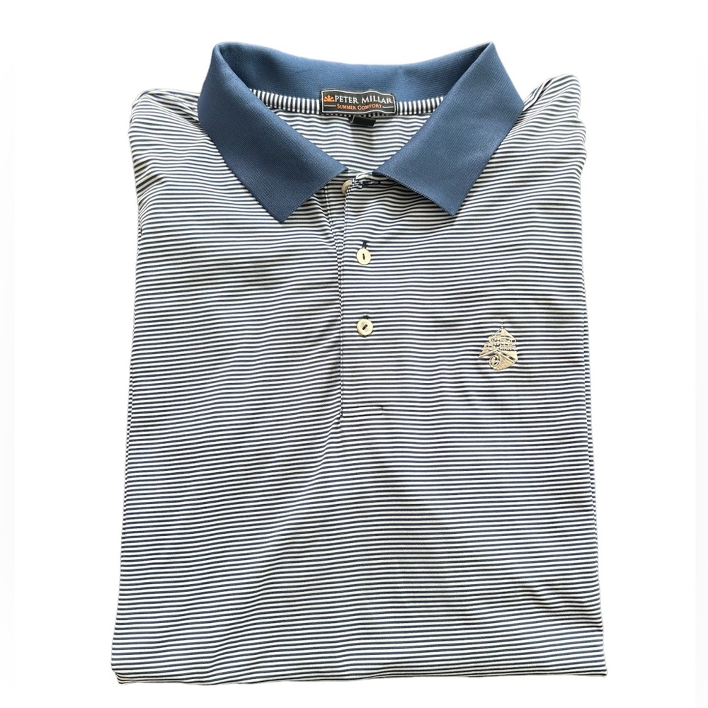 Striped Peter Millar Men’s Polo